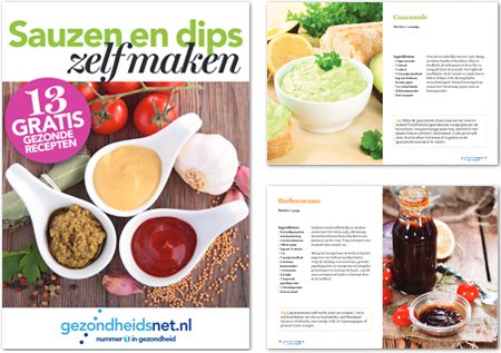 receptenboekje sauzen en dips