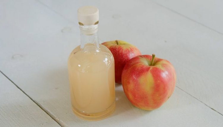 Appels en zelfgemaakte appelazijn