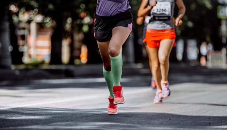 hardlopen in compressiekousen