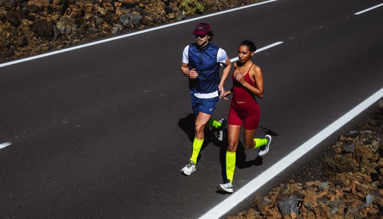 mensen hardlopen met STOX Energy Socks