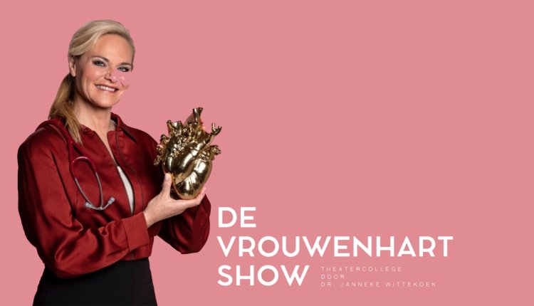 Dr. Janneke Wittekoek met een gouden hart in haar handen
