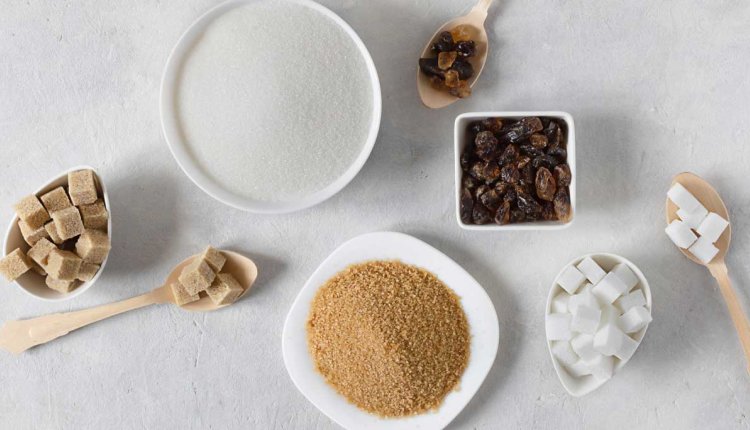 Verschillende soorten suikers