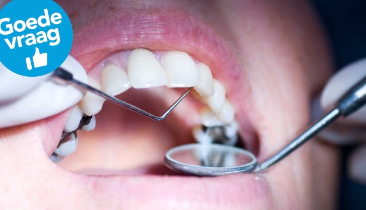 Man met amalgaamvullingen