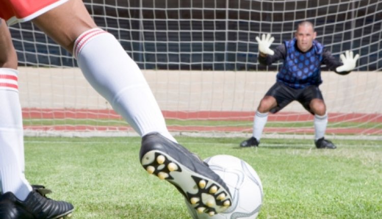 Voetbal wedstrijd