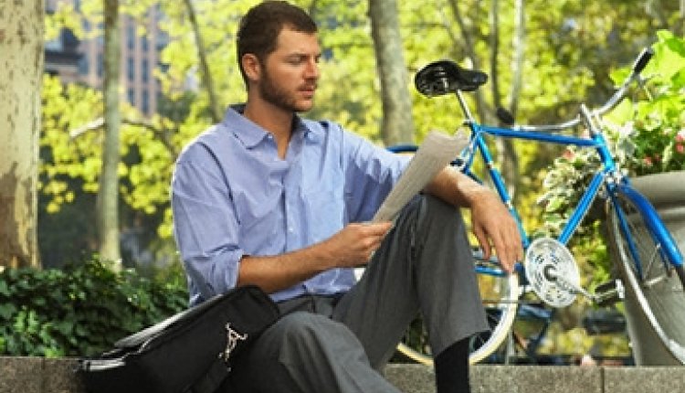 Zakenman fiets