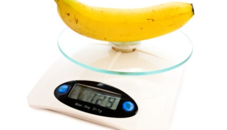 Banaan weegschaal