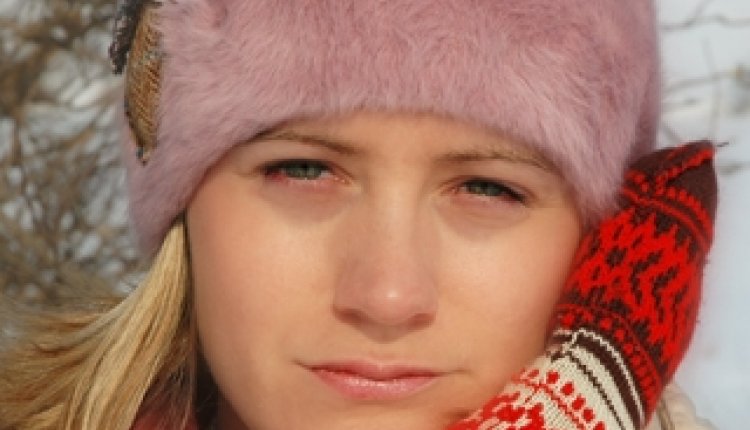 Winterdepressie-vrouw
