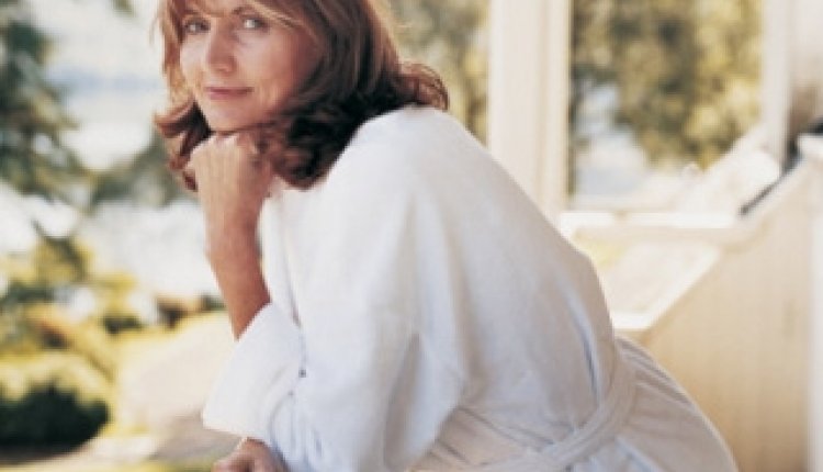 Vrouw ochtendjas