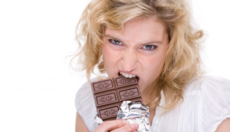 Chocolade vrouw
