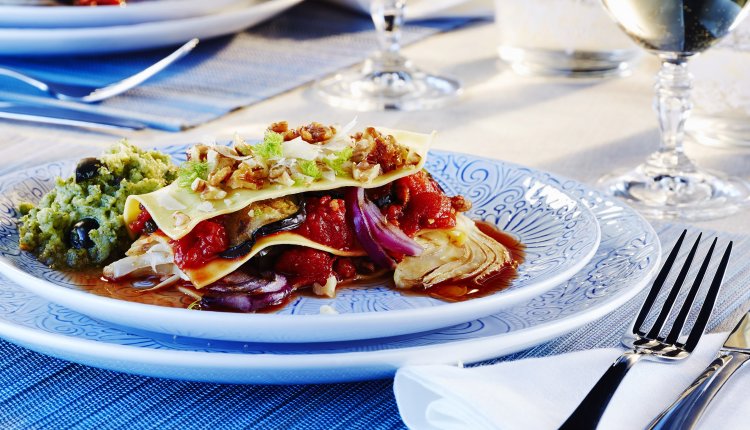 Lasagne gegrildegroente