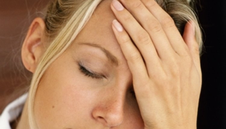 Hoofdpijn vrouw