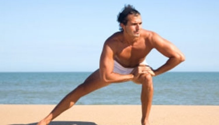 Fitness op het strand