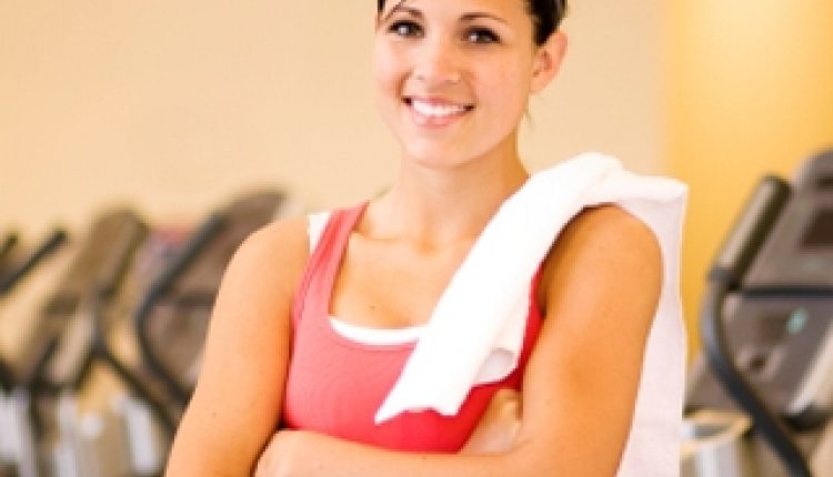 Vrouw-in-sportschool