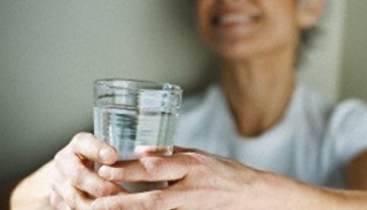 Vrouw met water