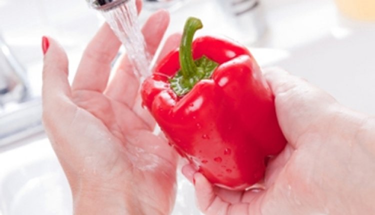 Groente wassen