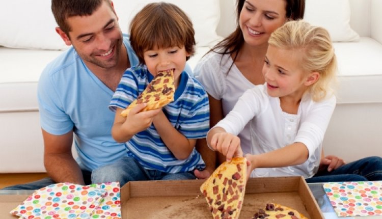 Pizza gezin