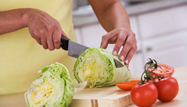 Salade klaarmaken