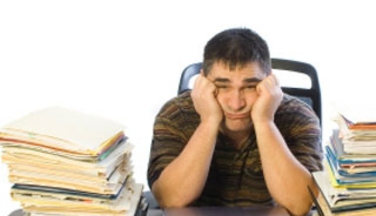 Man met burn-out