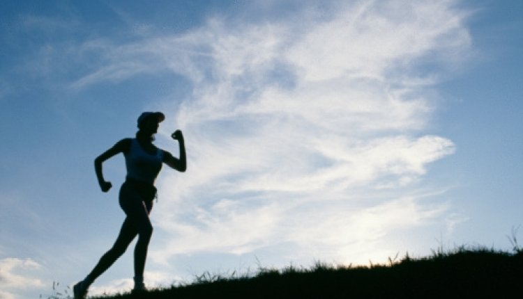 Lopen-silhouet