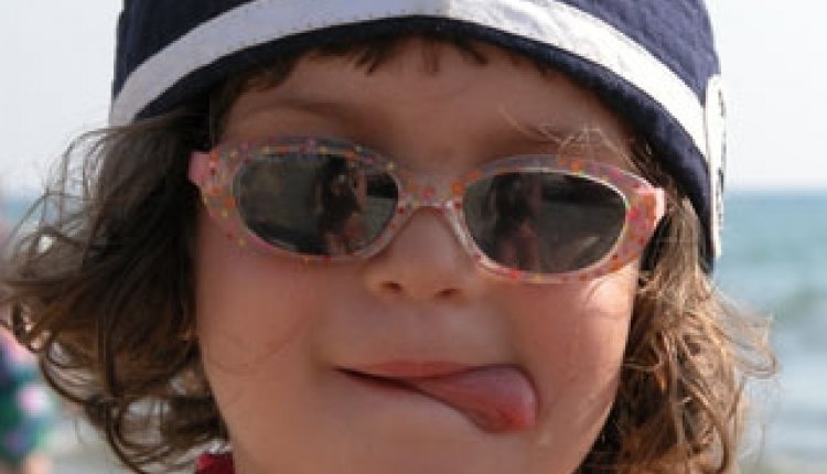 Kind in de zon