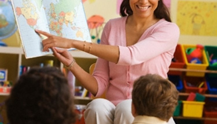 Kinderen op kleuterschool