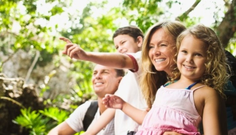 Familie bos