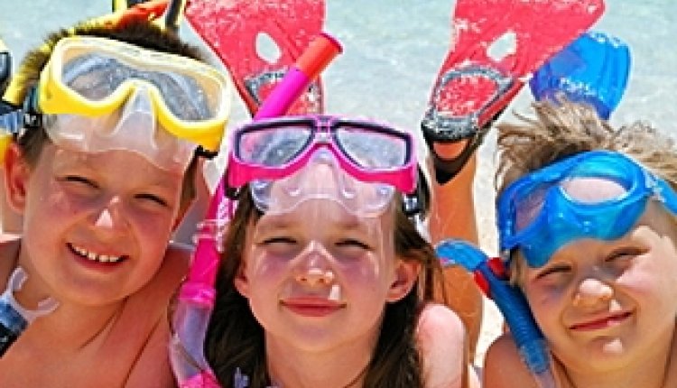 Kinderen op het strand