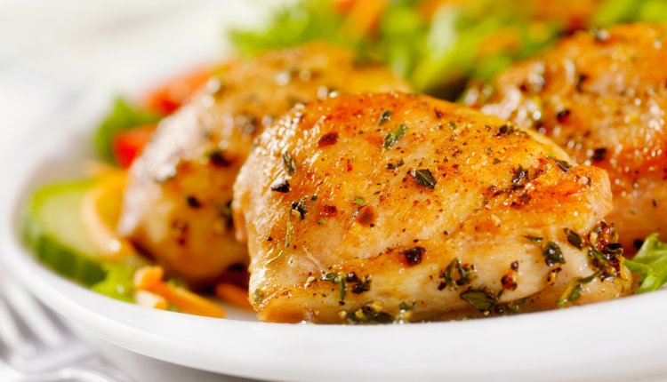 Kip salade