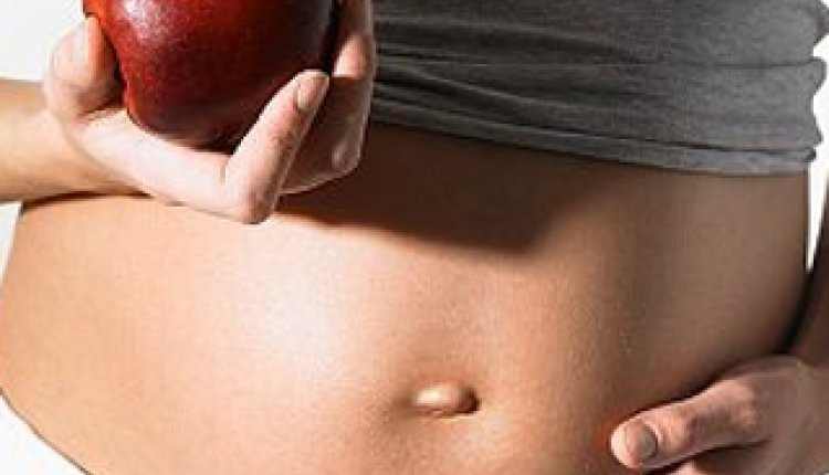 Zwanger appel eten