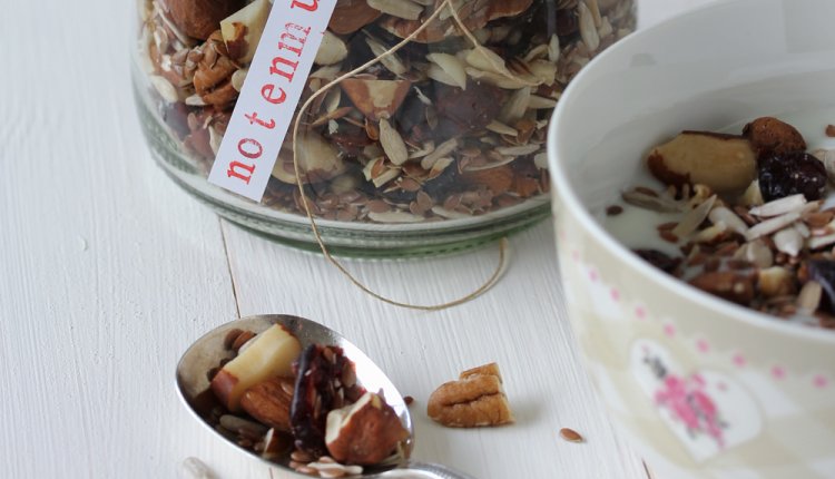 notenmuesli_karinehoenderdos Homemade notenmuesli