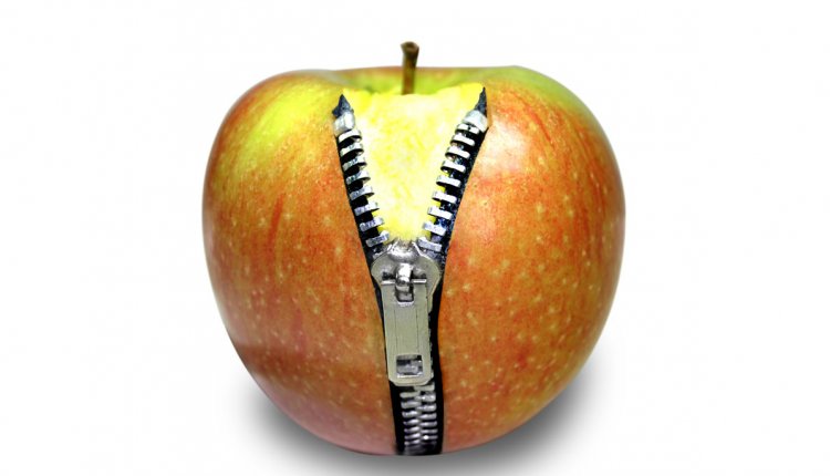 Appel met rits Appel, dieet, vitamine