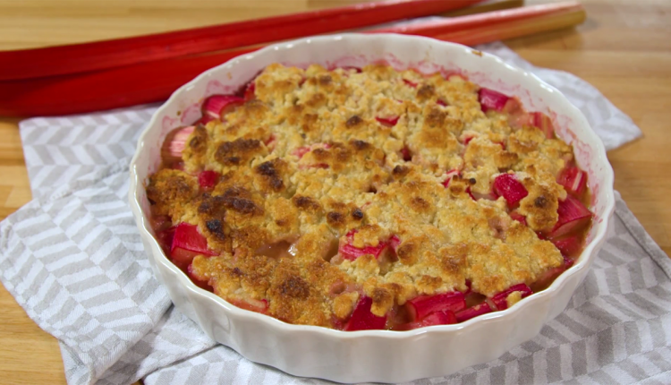 Rabarbercrumble