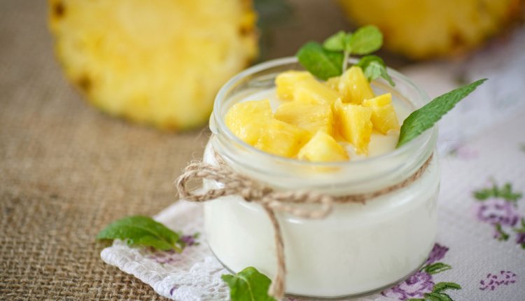 ananas met munt ananas met munt