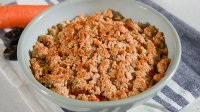 Heerlijke carrot cake crumble