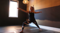 Yoga-instructrice Bianca Visser