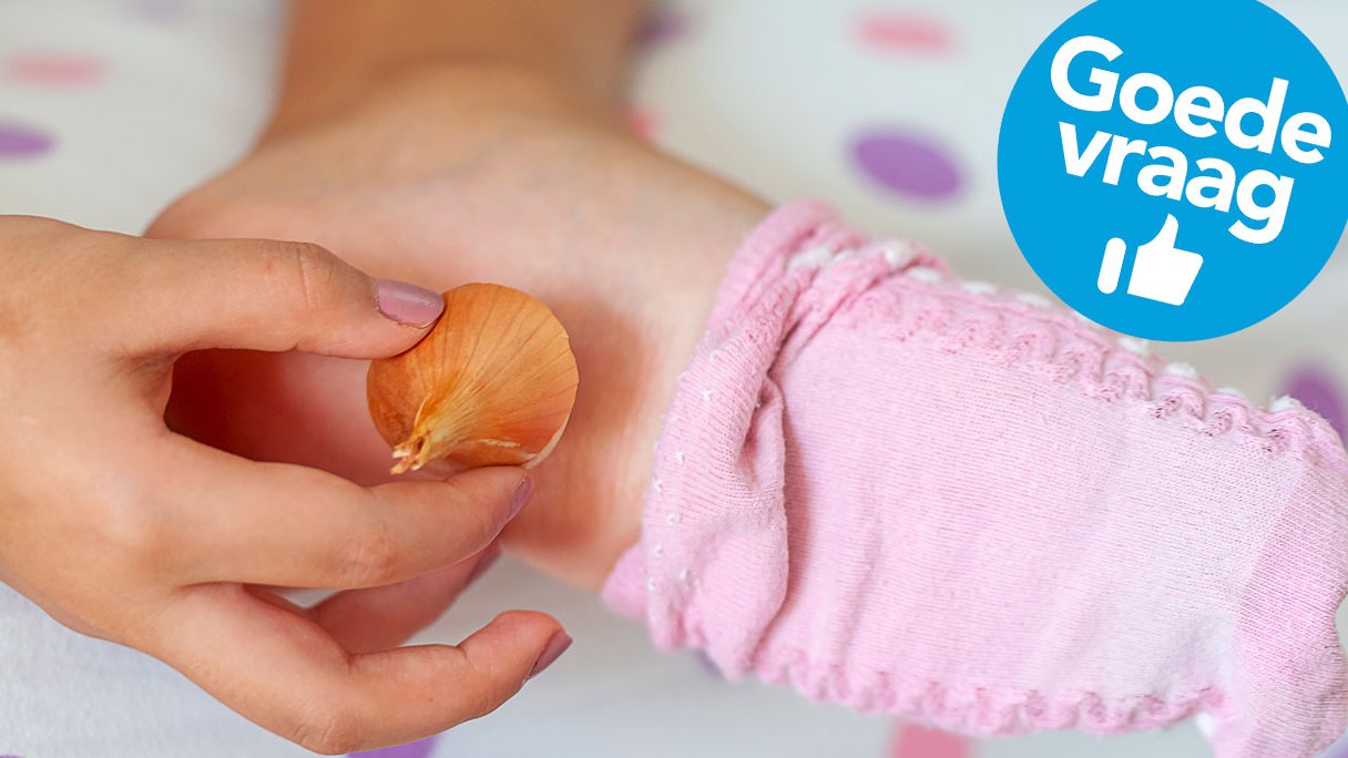 Helpt rauwe ui in je sok tegen verkoudheid of griep? | Gezondheidsnet