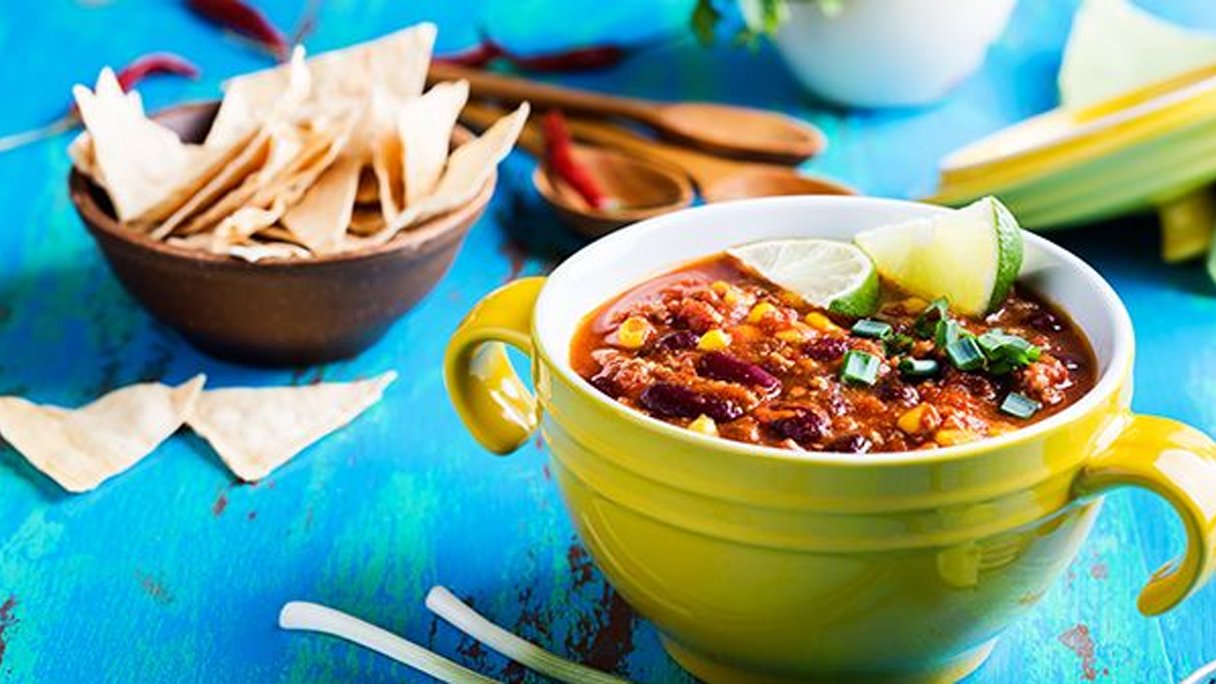 Chili con carne met chocolade