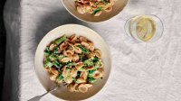 Orecchiette met broccoli en walnoten