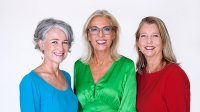 vlnr Mireille Boerma, Dorenda van Dijken en Bianca van Moorst