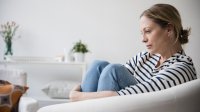 depressieve vrouw