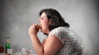 Vrouw-hamburger