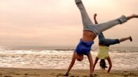 Actief op het strand