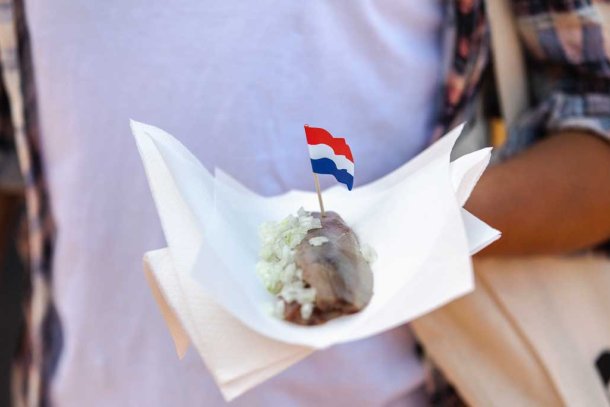 hollandse nieuwe in hand